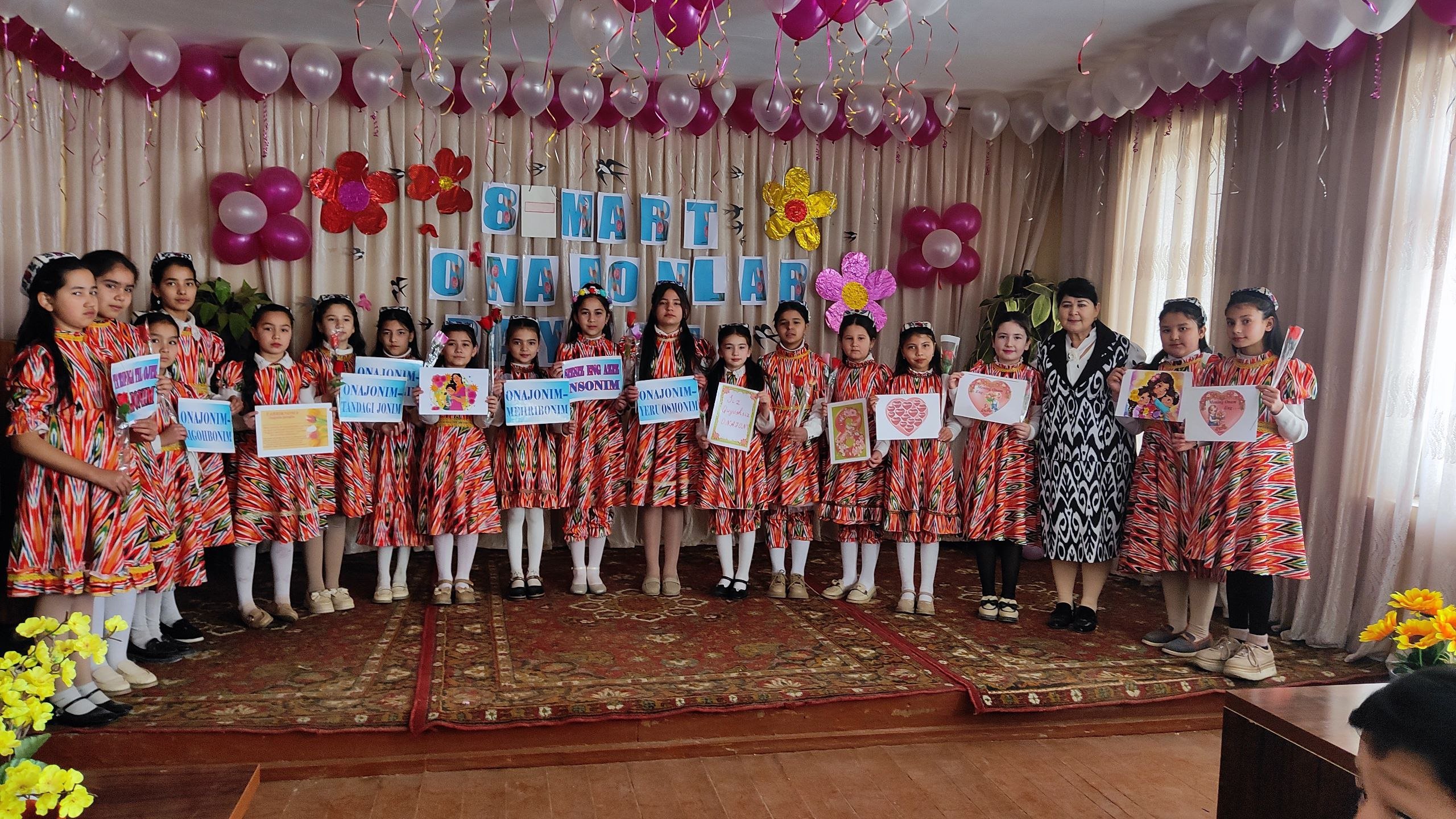"8-mart-Xalqaro Xotin qizlar kuni"